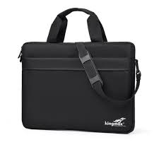 KINGMOX 202-15.6 - MALETÍN PARA LAPTOP 15.6 ROSADO/NEGRO / BOLSILLO / ACOLCHADO / TELA SUAVE / SUJETADORES
